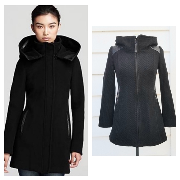 hooded wool coat canada